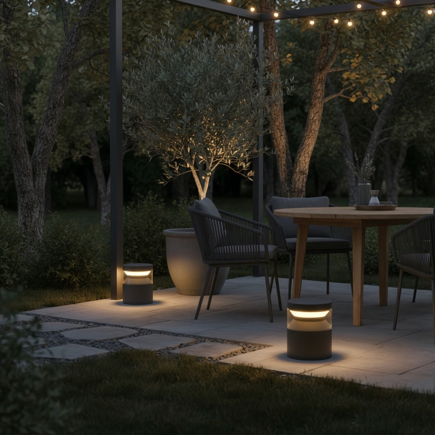 Ideal Lux - LED Buitenlamp BOEING LED/14W/230V 15 cm CRI 90 IP65 zwart