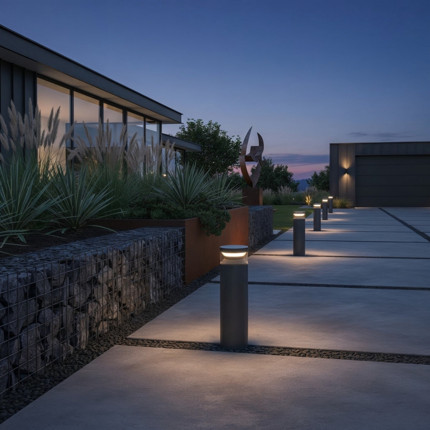 Ideal Lux - LED Buitenlamp BOEING LED/14W/230V 40 cm CRI 90 IP65 zwart