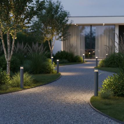 Ideal Lux - LED Buitenlamp BOEING LED/14W/230V diameter 70 cm CRI 90 IP65 antraciet