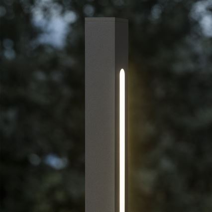 Ideal Lux - LED buitenlamp JEDI LED/25W/230V 160 cm CRI 90 IP65 antraciet