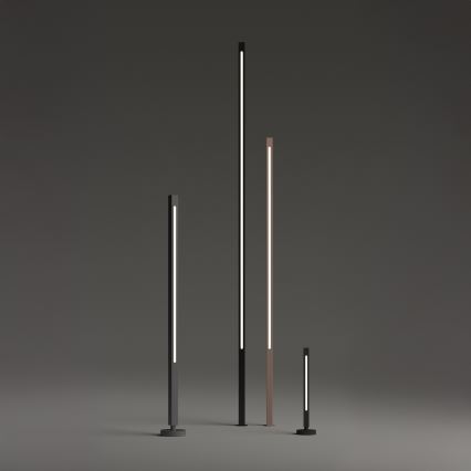 Ideal Lux - LED buitenlamp JEDI LED/25W/230V 160 cm CRI 90 IP65 bruin