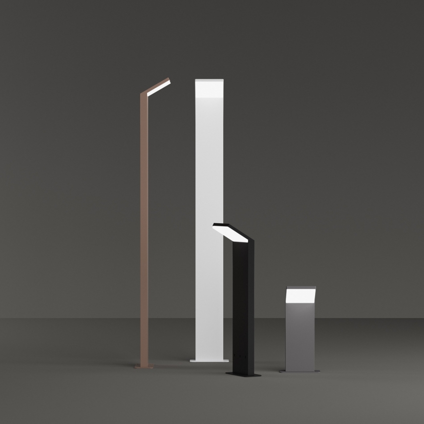 Ideal Lux- LED Buitenlamp STYLE LED/8,5W/230V 4000K 100 cm CRI 90 IP54 zwart