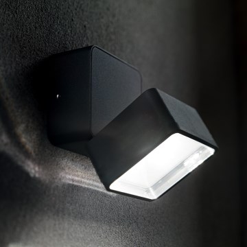 Ideal Lux - LED buitenmuurlamp OMEGA LED/7W/230V CRI 90 IP54 bruin