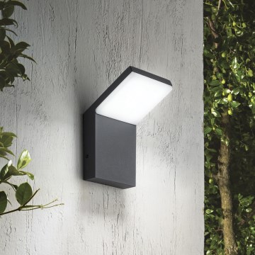 Ideal Lux - LED buitenmuurlamp STYLE LED/8,5W/230V 3000K CRI 90 IP54 zwart