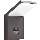 Ideal Lux - LED Buitenverlichting met sensor STYLE LED/9W/230V 4000K CRI 90 IP54 antraciet