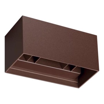 Ideal Lux - LED buitenwandlamp ATOM LED/25W/230V CRI 90 IP54 bruin