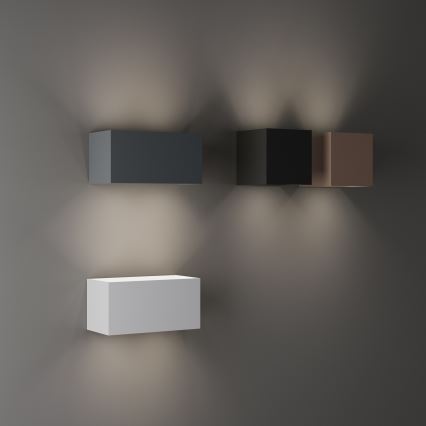 Ideal Lux - LED buitenwandlamp ATOM LED/25W/230V CRI 90 IP54 bruin