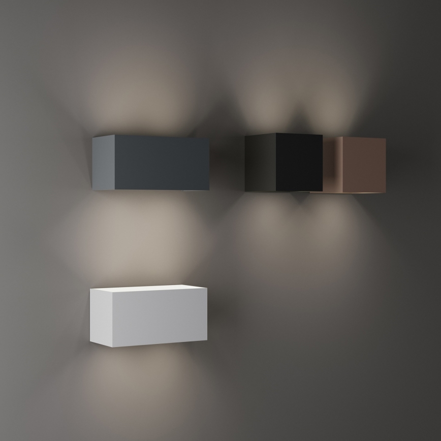 Ideal Lux - LED buitenwandlamp ATOM LED/25W/230V CRI 90 IP54 bruin