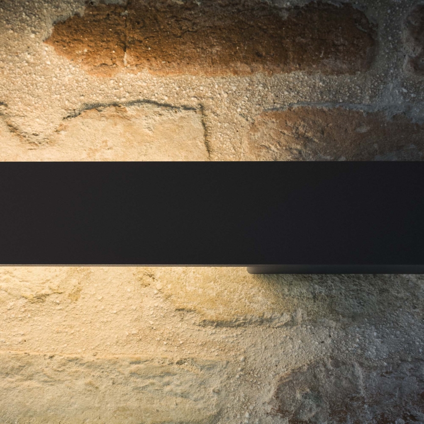 Ideal Lux - LED buitenwandlamp LINEA LED/20W/230V CRI 90 104 cm IP54 zwart