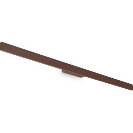 Ideal Lux - LED buitenwandlamp LINEA LED/23W/230V CRI 90 144 cm IP54 bruin