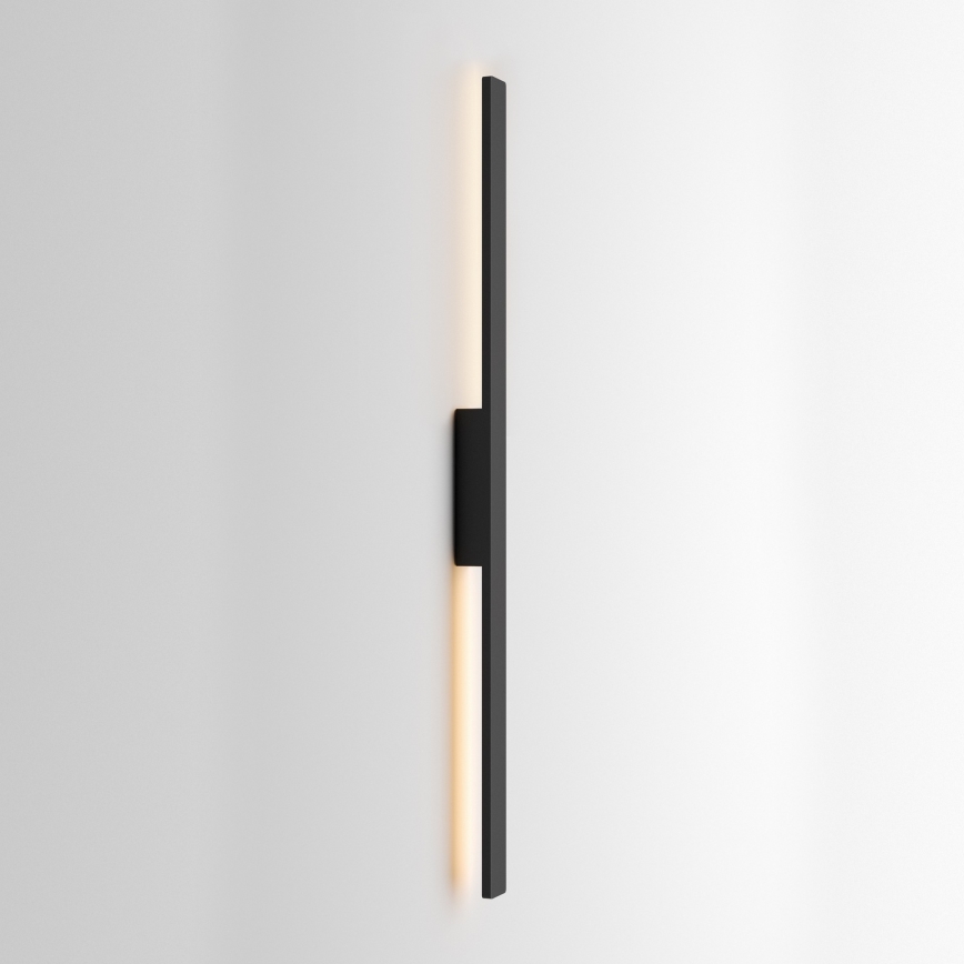 Ideal Lux - LINEA LED buitenwandlamp 23 W/230 V, CRI 90, 144 cm, IP54, zwart