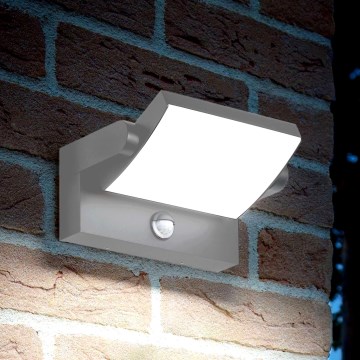 Ideal Lux - LED buitenwandlamp met sensor SWIPE LED/21W/230V CRI 90 IP54 wit