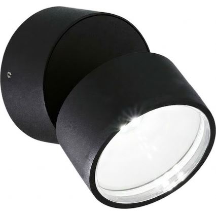 Ideal Lux - LED buitenwandlamp OMEGA LED/7W/230V CRI 90 IP54 zwart