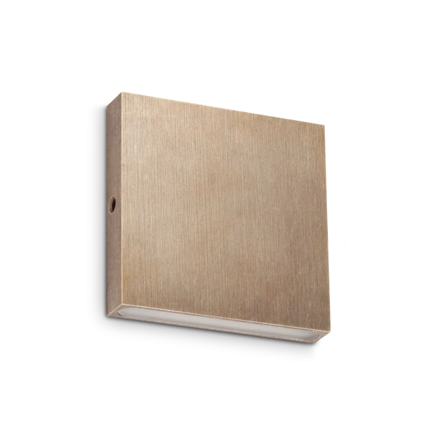 Ideal Lux - LED buitenwandlamp POST-IT LED/3W/12V CRI 90 messing