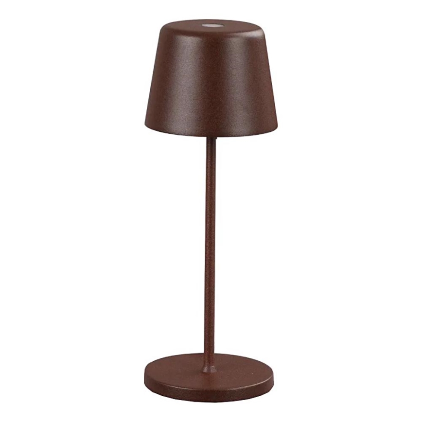 Ideal Lux - LED Dimbaar aanraken buitenshuis tafellamp CUTE LED/2,5W/3,7V USB 2200-2700K 3000 mAh IP65 bruin