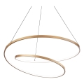 Ideal Lux - LED dimbare hanglamp aan kabel OZ LED/48W/230V Ø 60 cm CRI 90 goud