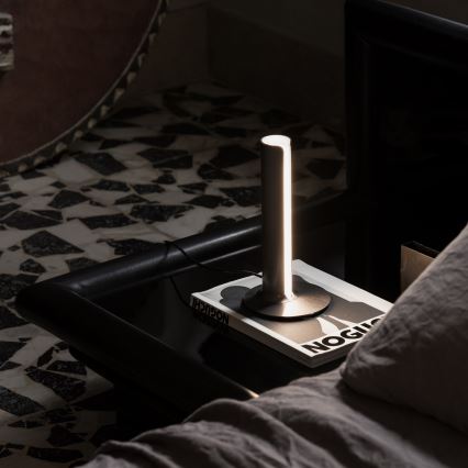 Ideal Lux - LED-dimbare tafellamp DORICA LED/8W/230V CRI 90 mat chroom