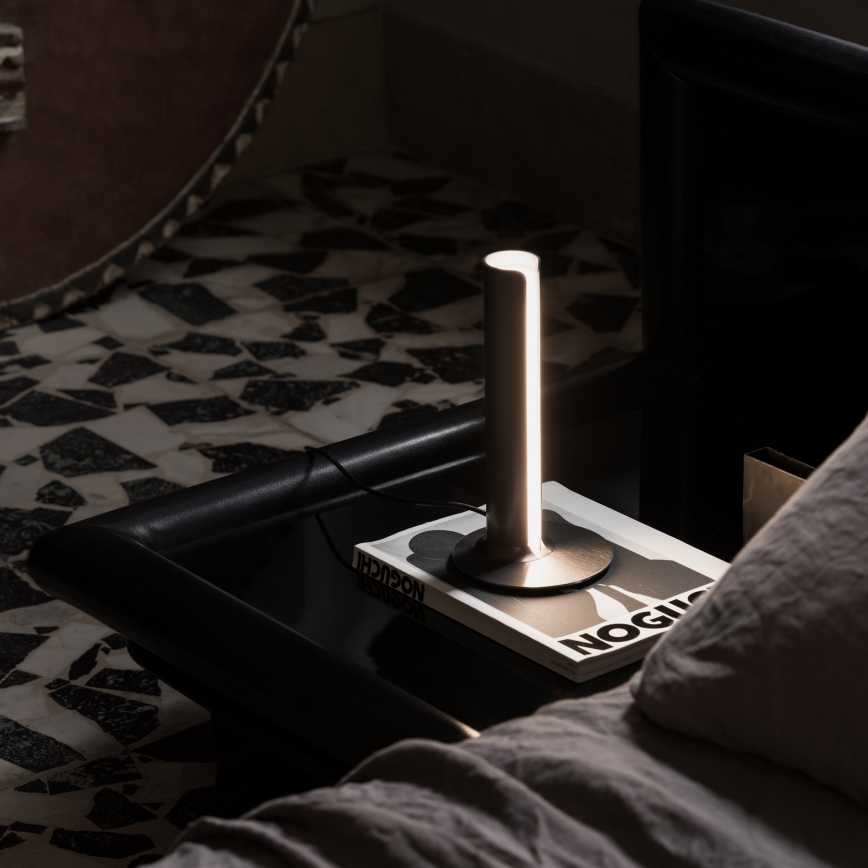 Ideal Lux - LED-dimbare tafellamp DORICA LED/8W/230V CRI 90 mat chroom