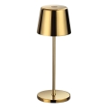 Ideal Lux - LED Dimbare Touch Buiten Tafel Lamp CUTE LED/2,5W/3,7V 3000 mAh USB 2200-2700K IP65 Goud