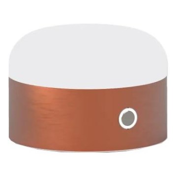 Ideal Lux - LED Dimbare Touch Tafellamp MIGNON LED/5W/5V 1500 mAh pr. 10 cm CRI 90 koper