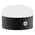 Ideal Lux - LED dimbare touch tafellamp MIGNON LED/5W/5V 1500 mAh pr. 10 cm CRI 90 zwart
