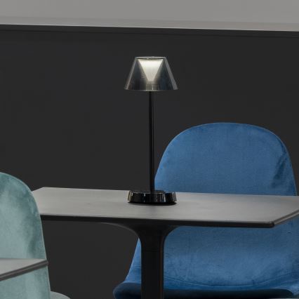 Ideal Lux - LED Dimbare touchlamp LOLITA LED/2,8W/5V 2200 mAh IP54 zwart
