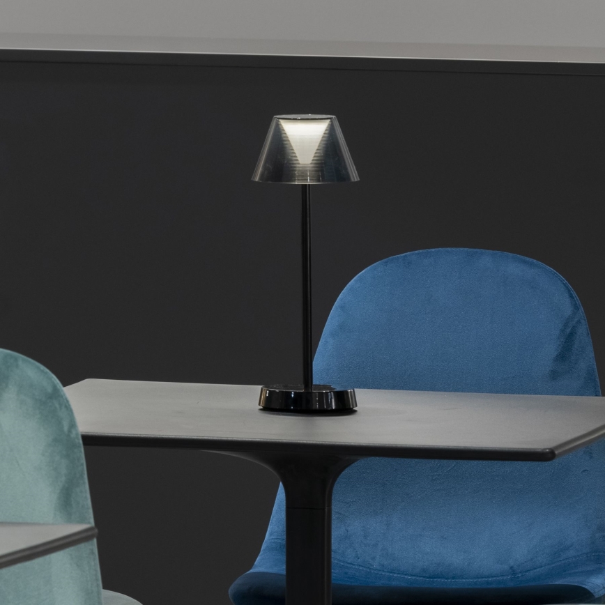 Ideal Lux - LED Dimbare touchlamp LOLITA LED/2,8W/5V 2200 mAh IP54 zwart