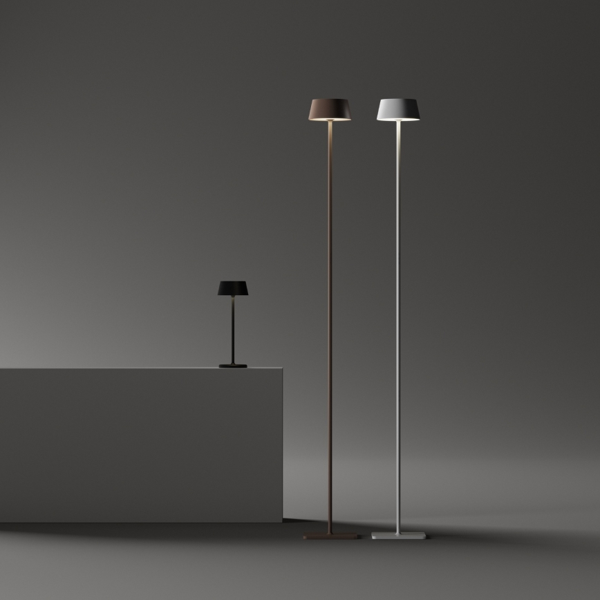 Ideal Lux - LED Dimbare Touch Buitenlamp PURE LED/1,5W/3,7V 2200 mAh CRI 90 IP54 zwart