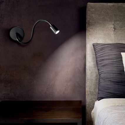 Ideal Lux - LED Flexibel klein lampje FOCUS LED/4W/230V CRI 90 zwart