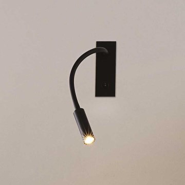 Ideal Lux - LED Flexibel klein lampje IO LED/3W/230V CRI 90 zwart