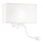 Ideal Lux - LED Flexibele wandlamp HOTEL 1xE27/60W/230V + LED/1,5W wit