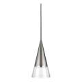 Ideal Lux - LED Hanglamp aan een koord CONO 1xGU10/7W/230V diameter 15 cm CRI 90 mat chroom
