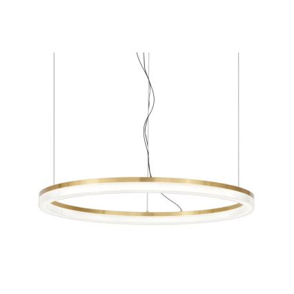 Ideal Lux - LED Hanglamp aan een koord CROWN LED/42W/230V 3000K diameter 80 cm CRI 90 messing