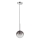 Ideal Lux - LED Hanglamp aan een koord EQUINOXE 1xG4/2W/230V diameter 15 cm glanzend chroom/gerookt