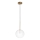 Ideal Lux - LED Hanglamp aan een koord EQUINOXE 1xG4/2W/230V diameter 20 cm messing/doorzichtig
