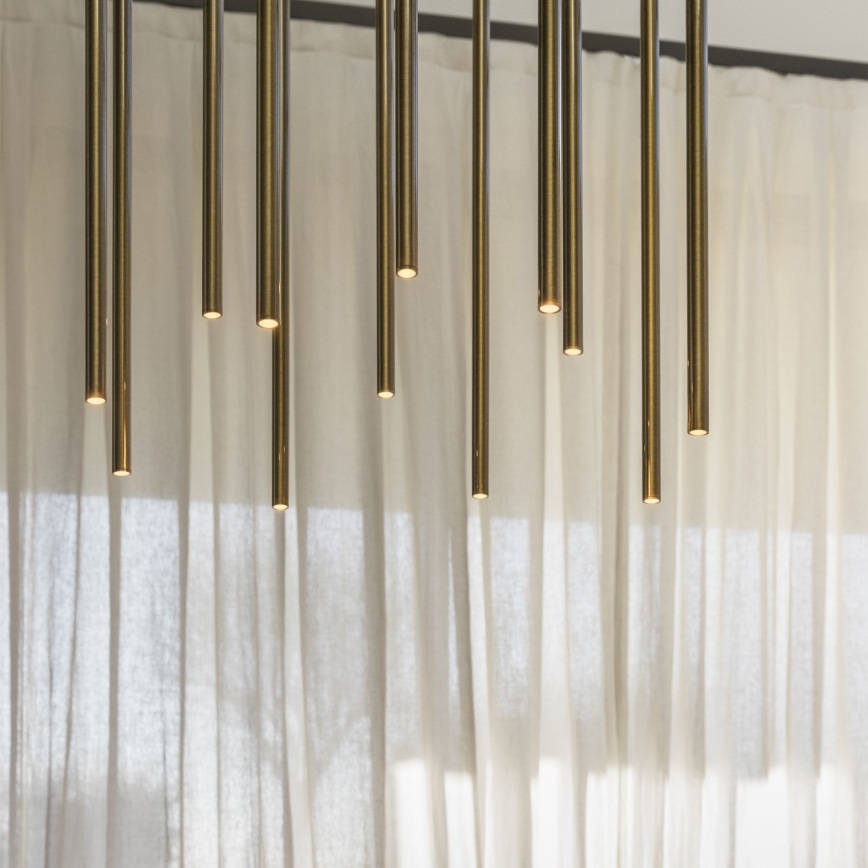Ideal Lux - LED Hanglamp aan een koord FILO LED/25W/230V messing
