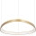 Ideal Lux - LED Hanglamp aan een koord GEMINI LED/48W/230V diameter 61 cm goud