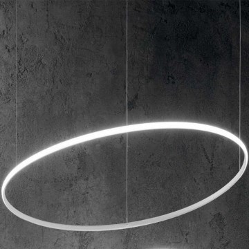 Ideal Lux - LED Hanglamp aan een koord HULAHOOP LED/46W/230V 3000K diameter 100 cm CRI 90 wit