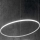 Ideal Lux - LED Hanglamp aan een koord HULAHOOP LED/46W/230V 3000K diameter 100 cm CRI 90 wit