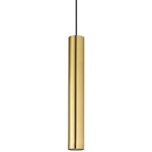 Ideal Lux - LED Hanglamp aan een koord LOOK 1xGU10/7W/230V CRI90 zwart
