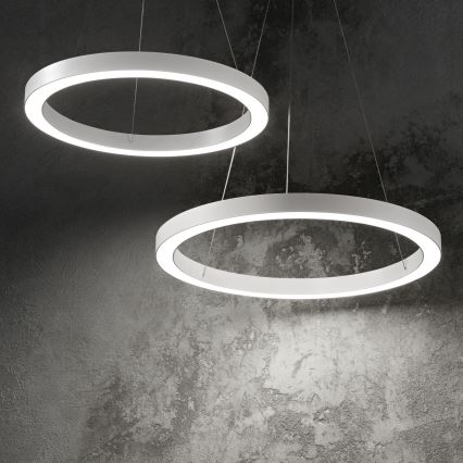 Ideal Lux - LED Hanglamp aan een koord ORACLE LED/28W/230V 3000K diameter 50 cm CRI 90 wit