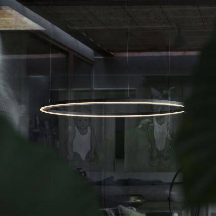 Ideal Lux - LED Hanglamp aan een koord ORACLE LED/89W/230V diameter 150 cm zwart