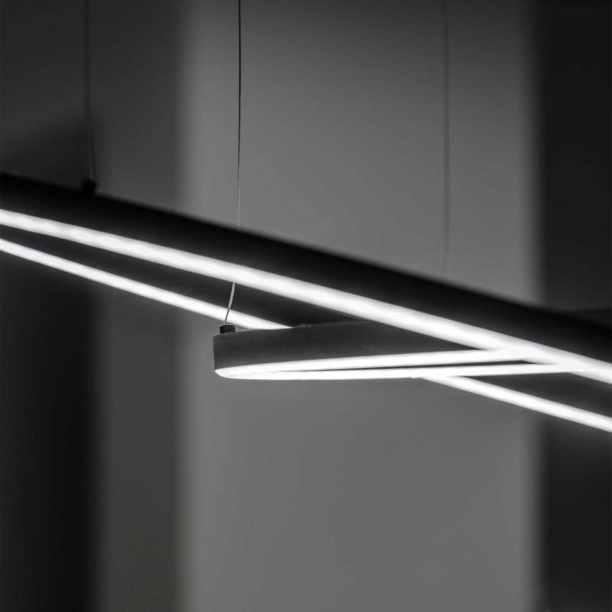 Ideal Lux - LED Hanglamp aan een koord ORACLE LED/89W/230V diameter 150 cm zwart