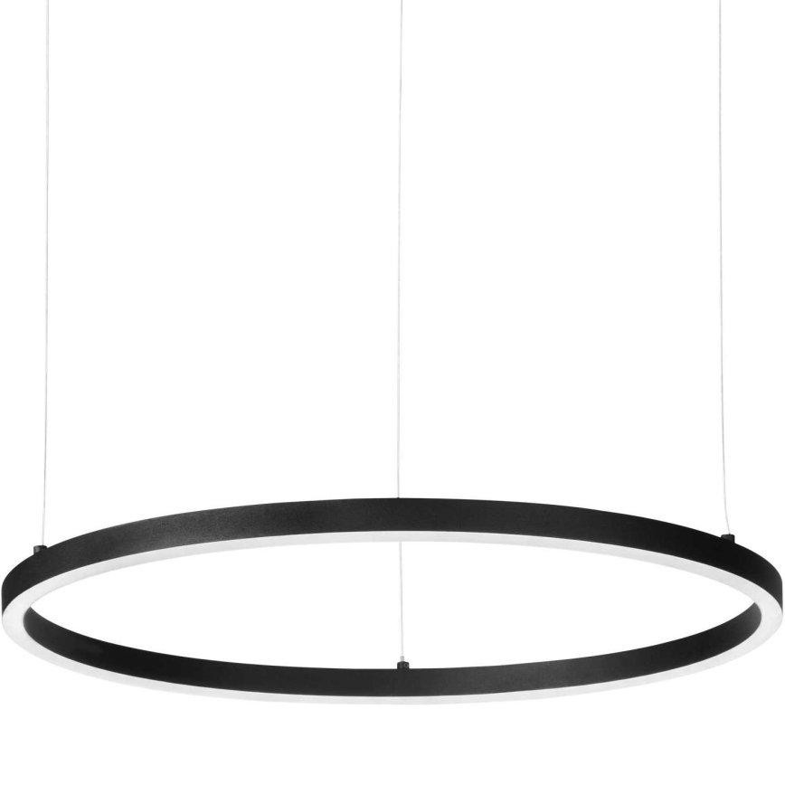 Ideal Lux - LED Hanglamp aan een koord ORACLE SLIM LED/32W/230V 4000K diameter 50 cm zwart