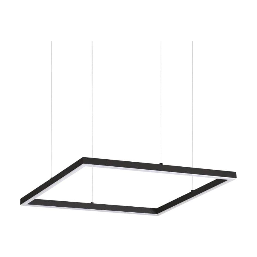Ideal Lux - LED Hanglamp aan een koord ORACLE SLIM LED/33W/230V 3000K 50x50 cm zwart