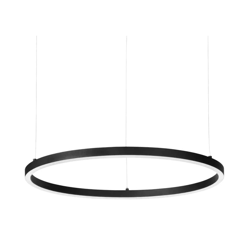 Ideal Lux - Dimbare LED hanglamp aan een koord ORACLE SLIM LED/39W/230V 3000K diameter 70 cm zwart