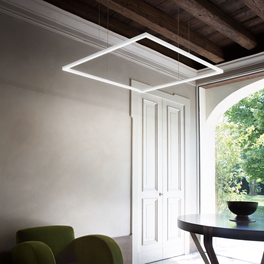 Ideal Lux - LED Hanglamp aan een koord ORACLE SLIM LED/41W/230V 3000K diameter 70x70 cm wit