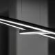 Ideal Lux - LED Hanglamp aan een koord ORACLE SLIM LED/43W/230V diameter 90 cm zwart