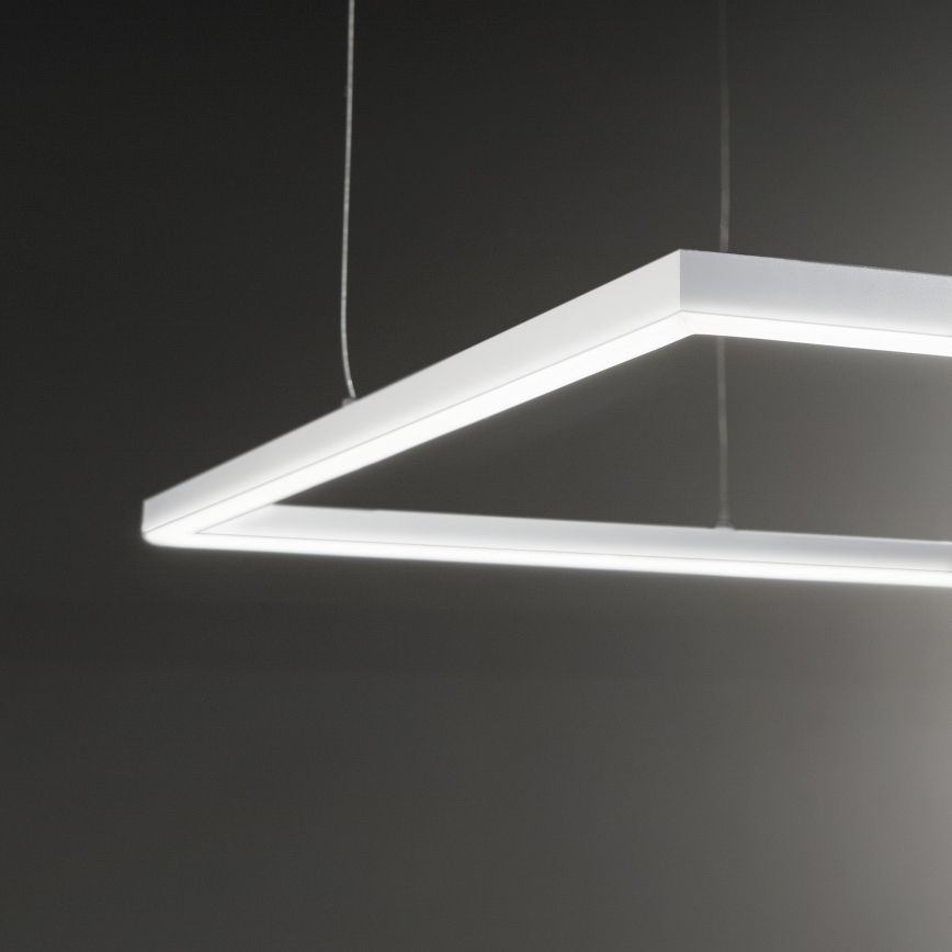 Ideal Lux - LED Hanglamp aan een koord ORACLE SLIM LED/53W/230V 3000K 90x90 cm wit