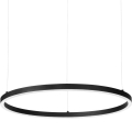 Ideal Lux - LED Hanglamp aan een koord ORACLE SLIM LED/55W/230V diameter 90 cm zwart